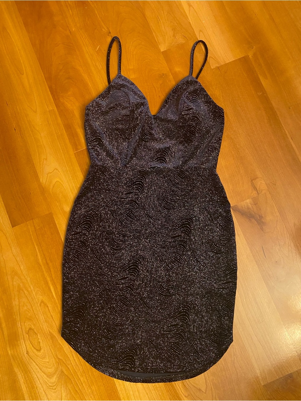 Windsor Navy Shimmer Mini Dress